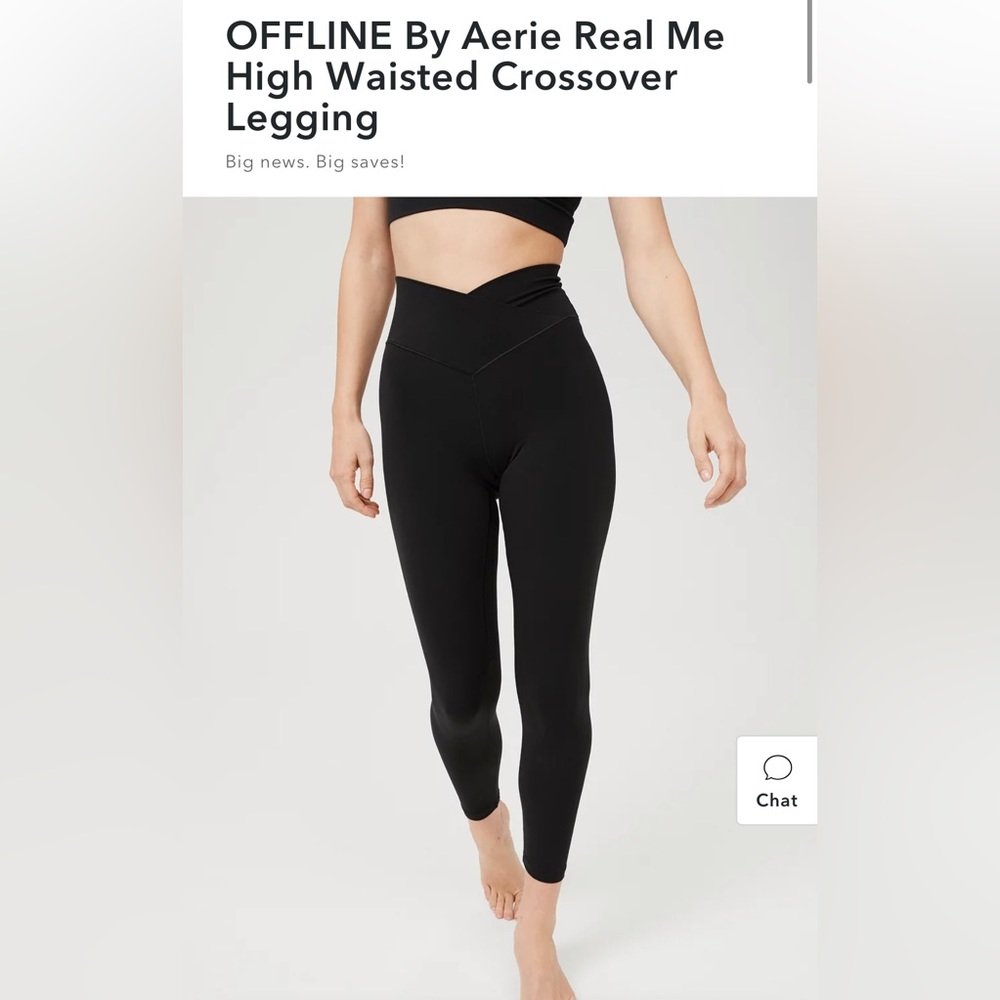 Aerie OffLine crossover 7/8 legging
